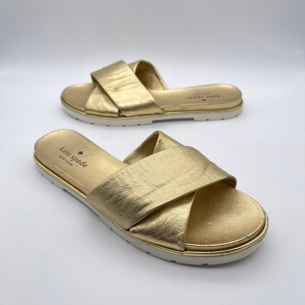 Kate Spade New York Gold Woman Sandals